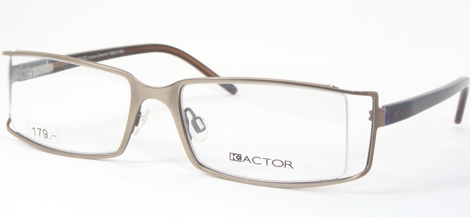 K-ACTOR KV611 15 Matt Silver-Grey /Blue UNIQUE RARE EYEGLASSES 52-17-135... - $82.27