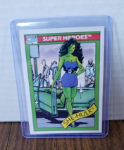 1990 Marvel Super Heroes Trading Card Impel She-Hulk #39 - $1.97