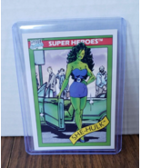 1990 Marvel Super Heroes Trading Card Impel She-Hulk #39 - £1.54 GBP