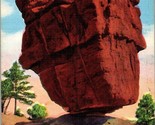 The Balanced Rock Garden of the Gods Colorado &amp; Manitou Springs CO Postc... - $4.99