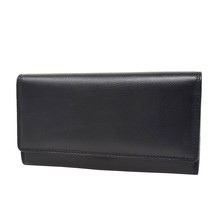 An item in the Everything Else category: DR428 Women's Envelope Style Leather Purse Black