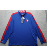 NBA Philadelphia 76ers Antigua Shirt Basketball Mens 2XL Multi Mock Neck... - $637.68 MXN