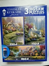 Thomas Kinkade Studios - set of 3 jigsaw puzzles #3571-5 - $26.97