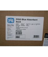 PIG BLUE ABSORBENT SOCKS - PIG238 Case of 12 NEW open box. - $63.44 CAD