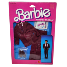 Vintage 1986 Mattel Barbie Romantic Wedding Ken Red Suit Pants Shoes # 3104 New - £22.41 GBP