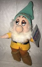 Disney Store Plush Bashful Beanie Snow White Seven Dwarfs Stuffed Doll Toy Nwt - £10.99 GBP