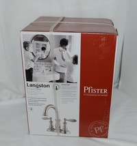 Pfister Langston F043LNKK Lavatory Faucet Brushed Nickel Finish - £82.66 GBP