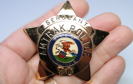 Illinois Amtrak Police Sergeant #D Badge - $75.00