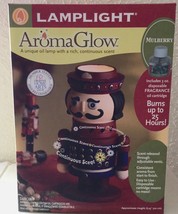 Aroma Glow Nutcracker Lamplight Mulberry Scent - New - Burns Up To 25 Hours - £13.68 GBP