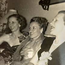 3 Young Ladies Cocktail Dresses Prom Dance Photograph Vintage Photo Old ... - $11.95