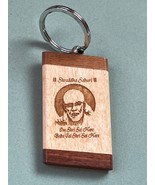 Laser Carved Two Toned Wood Shraddha Safari Key Chain Backpack or Purse ... - $11.29