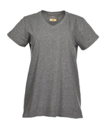 Blue Mountain YKL-9072 Women&#39;s Short Sleeve V-Neck T-shirt, Grey Heather... - €18,65 EUR