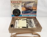 ERTL Roman Warship 1/45 Scale Boat Model Kit #8071 Unbuilt Open Box - $28.84