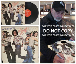 Danny Seraphine signed Chicago Hot Streets album vinyl COA proof autographed - £233.62 GBP