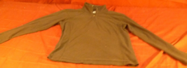 COLUMBIA SPORTSWEAR WOMEN'S BLACK QUARTER ZIP GYM WORKOUT SWEATER M - $21.20