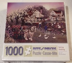 1000 Piece Puzzle Brainteaser &quot;Spring Seedings&quot; 20 inches x 27 inches Ne... - £7.54 GBP