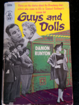 Guys and Dolls Damon Runyon 1955 movie tie-in Pocket PB # 1098 w Brando; Sinatra - £6.39 GBP