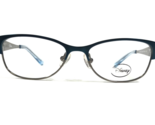 Disney Kinder Brille Rahmen 3E 1005 3004 Blau Silber Aschenputtel 47-14-125 - £29.25 GBP