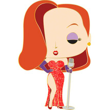 Jessica Rabbit 4&quot; Pop! Enamel Pin Chase Ships 1 in 6 - £26.21 GBP