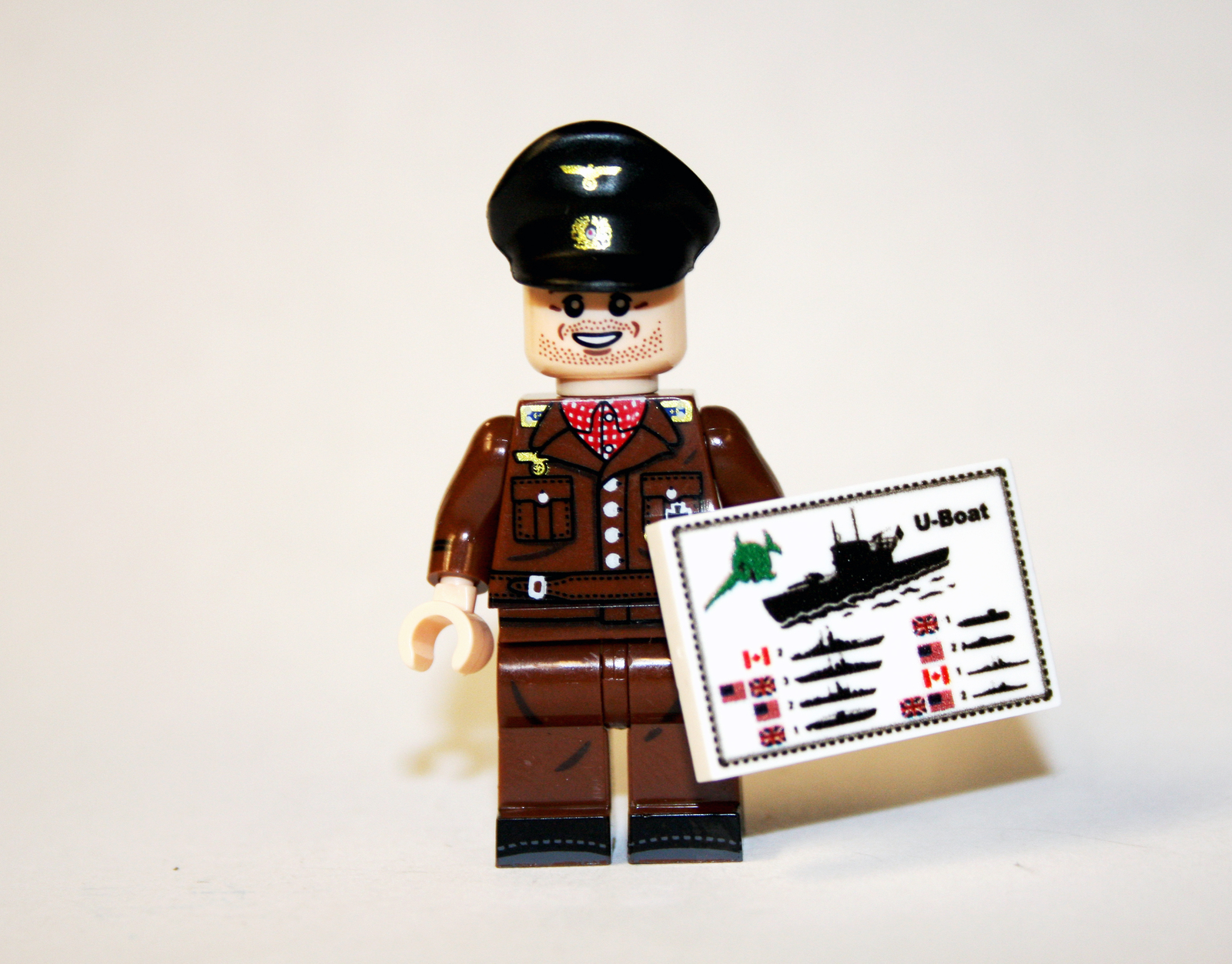 Minifigure U Boat Commander German Ww2 Kriegsmarine Submarine US Seller - $9.98