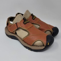 Fashion Men&#39;s Sandals Size 8 M Brown Water Hiking Shoes - $32.87