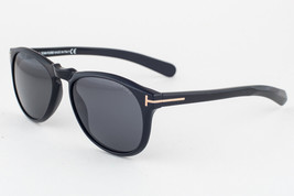 Tom Ford FLYNN 291 01B Shiny Black / Gray Gradient Sunglasses TF291 01B ... - $244.02