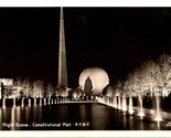 Vtg Postcard RPPC New York Worlds Fair Night Scene Constitutional Mall UNP - $12.82