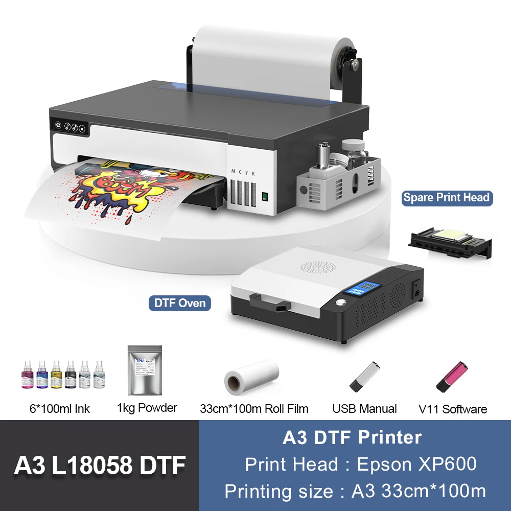 A3 DTF Printer Epson XP600 Head - $369.99