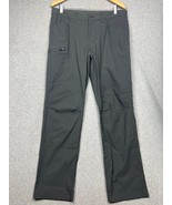 Eddie Bauer Nylon Pants Mens 34x32 Black Hiking Climbing Outdoor Active - £28.11 GBP