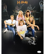 Joe Elliott Firmato 11x14 Def Leppard Gruppo Collage Foto JSA ITP - £151.00 GBP