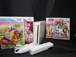 Wii Console GameCube Compatible Bundle With 4 Wii Games  - £127.04 GBP