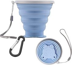 Travel Accessories Collapsible Celebrity Drinking Cup Pillbox Tumblers M... - $11.75