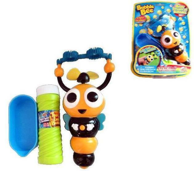 BUMBLE BEE BUBBLE BLOWER MACHINE 2 wand battery operated blowing bubblle... - $6.60