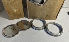 Canning Jar 4” Mouth Lids(29) and Rings (65) Brand New Mason Jars - $25.40 CAD