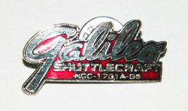 Star Trek Classic Movies Galileo Shuttlecraft Name Logo Metal Cloisonne Pin NEW - £6.26 GBP