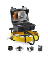 VEVOR 9&quot; 50M Waterproof Drain Sewer Camera Endoscope Pipeline Inspection... - £709.55 GBP