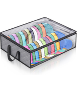 Wide Hat Storage for Baseball Caps Organizer with 2 Sturdy Handles Hat B... - $13.69