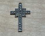 Vintage Sterling Silver Cross Pendant Charm Estate Jewelry Find Religiou... - £50.26 GBP