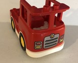 Lego Duplo Fire Truck Base Piece Toy Red - £3.89 GBP