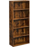 Floor-Standing Vasagle Bookshelf, 5-Tier Open Bookcase With Adjustable S... - £58.15 GBP