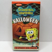 VHS Tape SpongeBob SquarePants Halloween 5 Spooky Sea Tales Squidward Patrick - £11.98 GBP