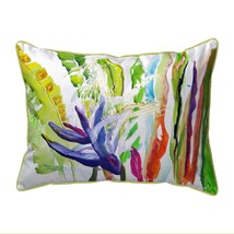 Betsy Drake Abstract Bird of Paradise Extra Large Pillow 20x24 - £63.31 GBP