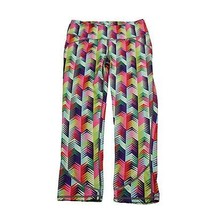 Fabletics Pants Womens XS Multicolor Capri Elastic Waist Pull On Stretch - $25.62