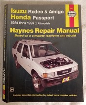 Haynes Repair Manual Isuzu Rodeo &amp; Amigo/Honda Passport 1989-1997 (47017... - £13.46 GBP