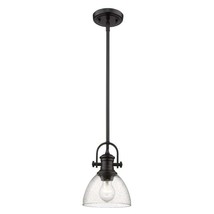 Golden Lighting Hines 6 Inch Mini Pendant Hines - 3118-M1LBLK-SD - Nautical Mini - $68.31