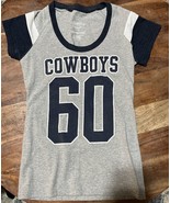 Dallas Cowboys Authentic Women’s Gray  Scoop Neck T Shirt  Size M - $15.50 CAD