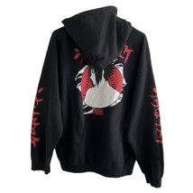 Naruto Shippuden Sasuke Hoodie Men L Long Sleeve Spellout Manga Anime Co... - $33.20