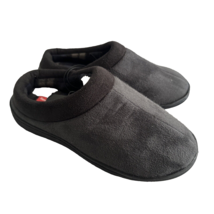 Hanes Men Small Gray Moccasin Slipper Mules House Shoe In  Out Door Memo... - $20.94