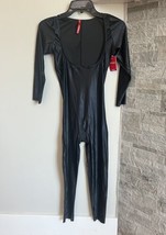 SPANX Suit Your Fancy Open-Bust 3/4 Sleeve Catsuit 10316R Black Size LARGE NWT - £33.63 GBP