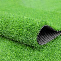 Realistic Fake Grass Deluxe Synthetic Turf Thick Lawn Pet Turf -Perfect For - £34.53 GBP